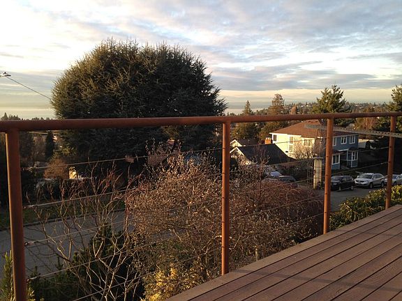 Front deck with view