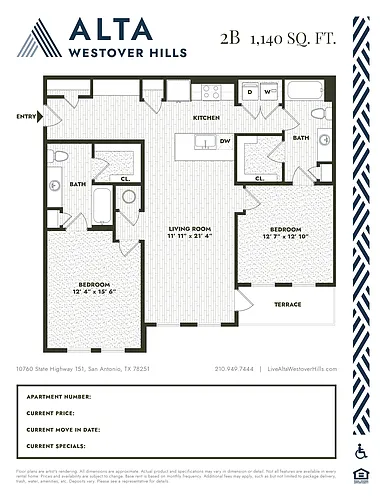 Floor plan 2BA