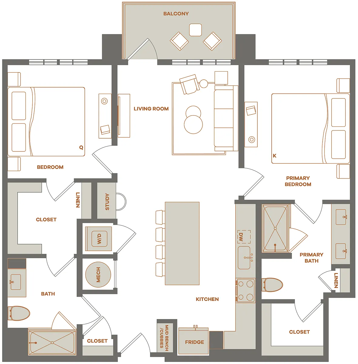 Floor plan B1