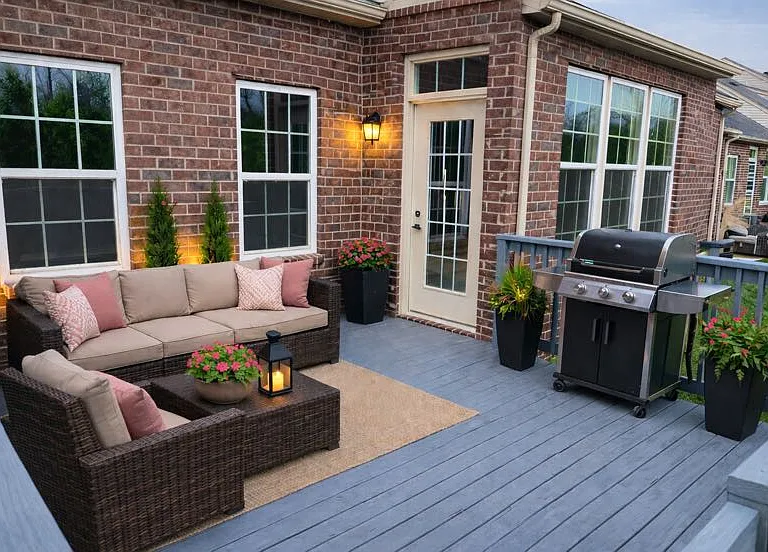Beautiful deck!