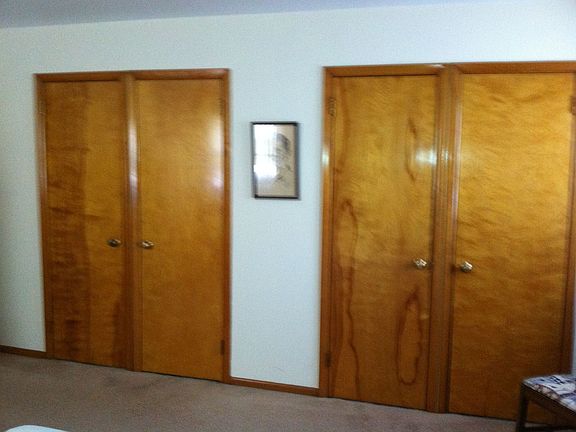 Lots of Closet Space - Natural Wood Trim