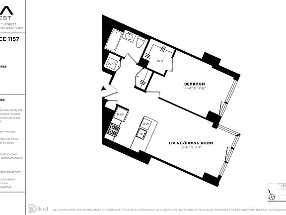 2nd image of 625 W 57th St APT 1157
