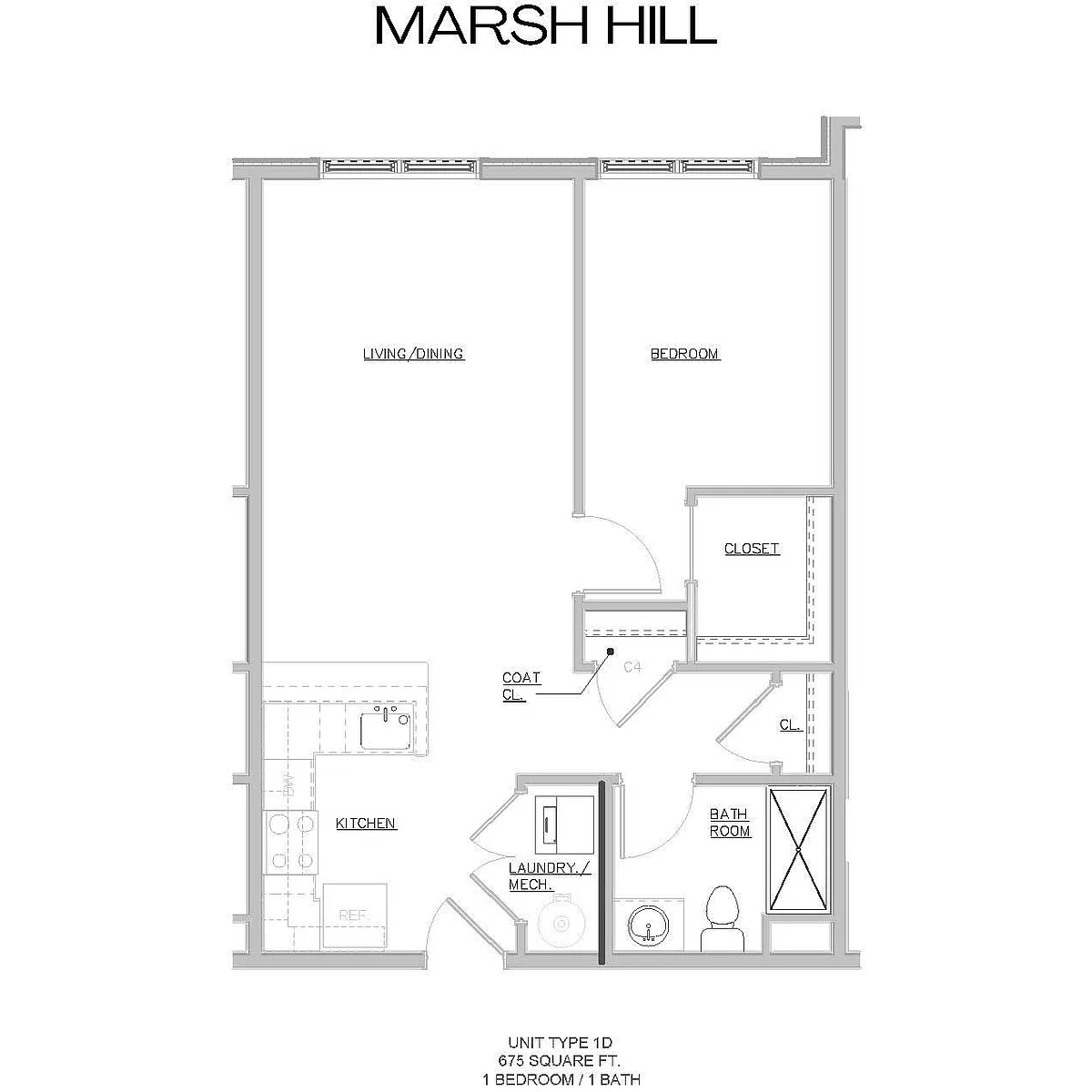 Floor plan Marsh Hill