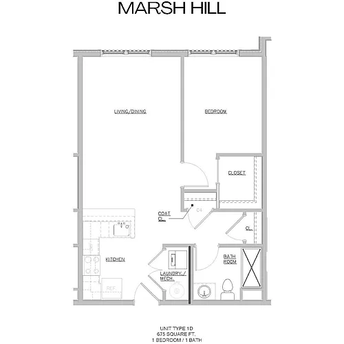 Floor plan Marsh Hill