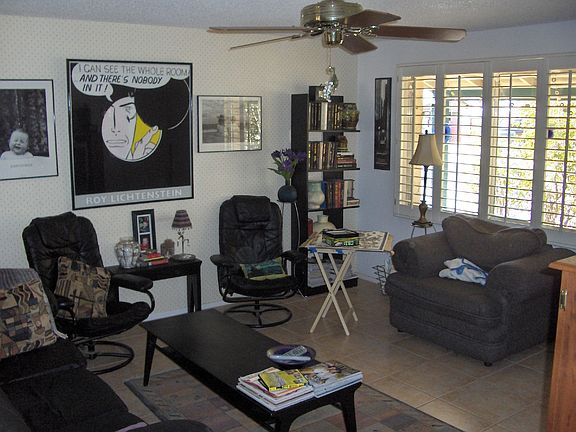 Family Room With Plantation Shutters
