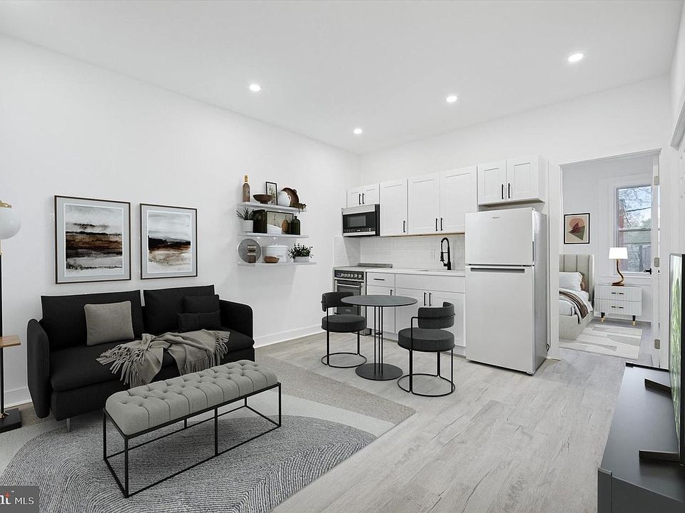 interior design idea living room and kitchen