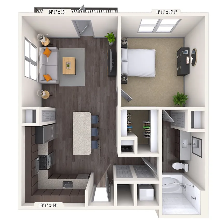 Floor plan Cornell