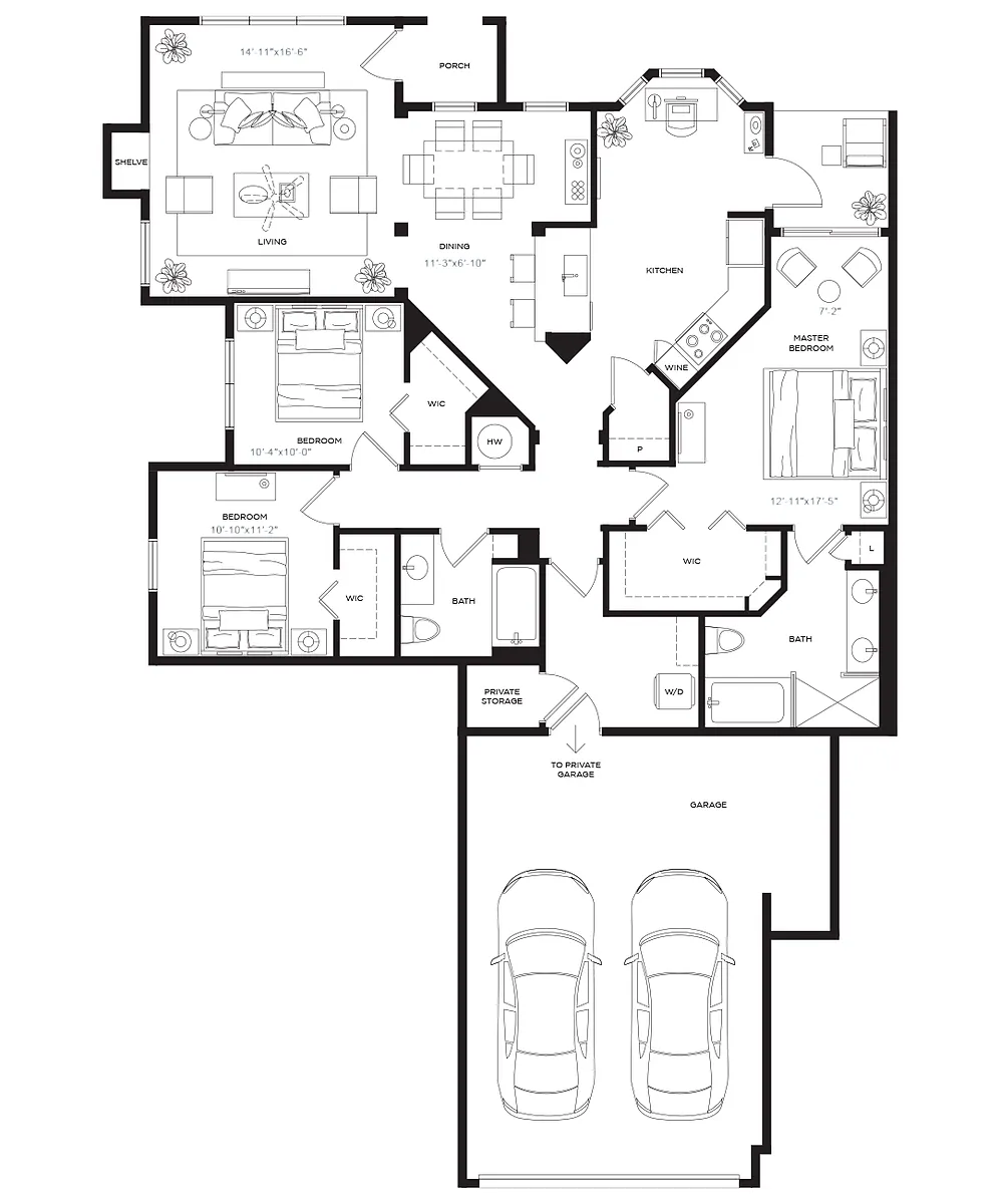 Floor plan C3L
