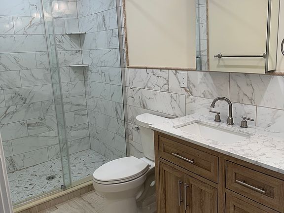 Bathroom- Double Sink Vanity and Mirror Medicine Chest storage