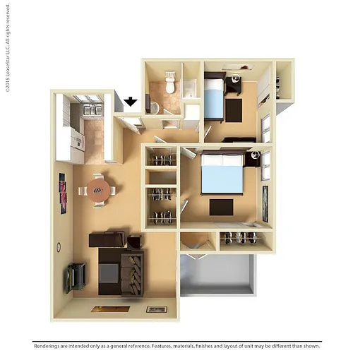 Floor plan A 2X1