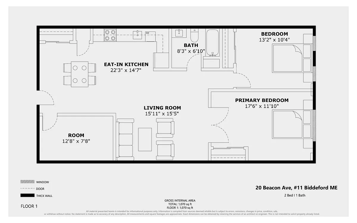 Floor plan 2 Bedroom