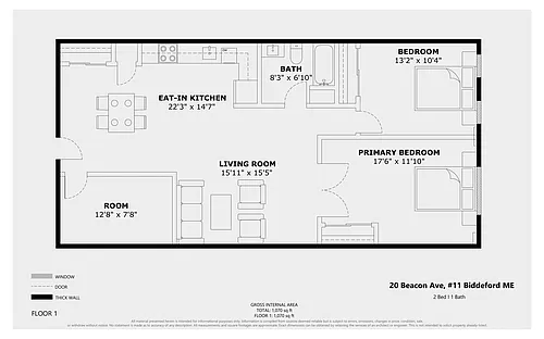 Floor plan 2 Bedroom