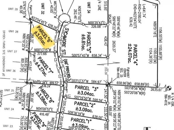 PARCEL Six Sycamore St, Dryden, MI 48428