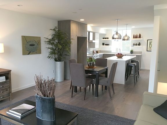 Spacious Living and kitchen area