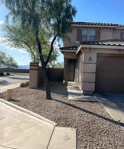 Desert landscape. Low maintenance.