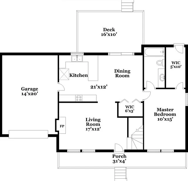 3 bed, 2.0 bath, 1298 sqft, $2,710 — Photo 2