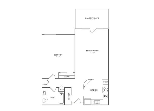 Floor plan A1E