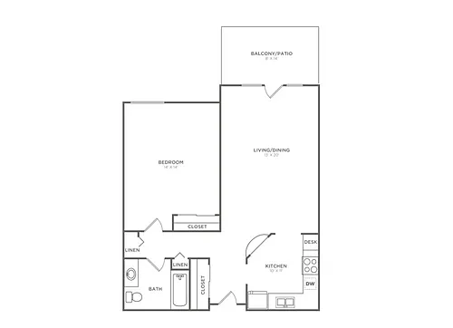 Floor plan A1E