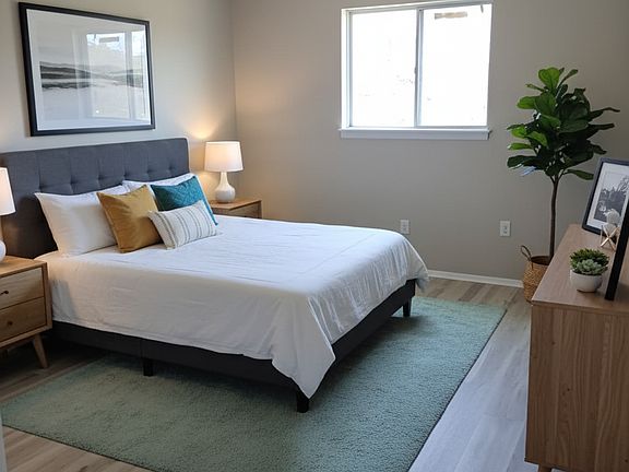 Furniture and decoration are not included.