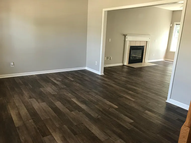 Family room and living room