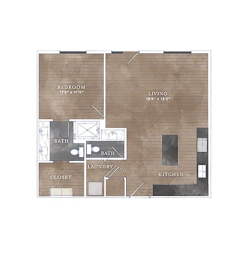 Floor plan Apartment CS7