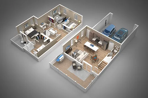 Floor plan 3 Bed/2.5 Bath