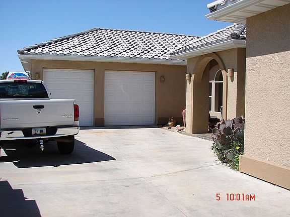 Looking south on east side of house