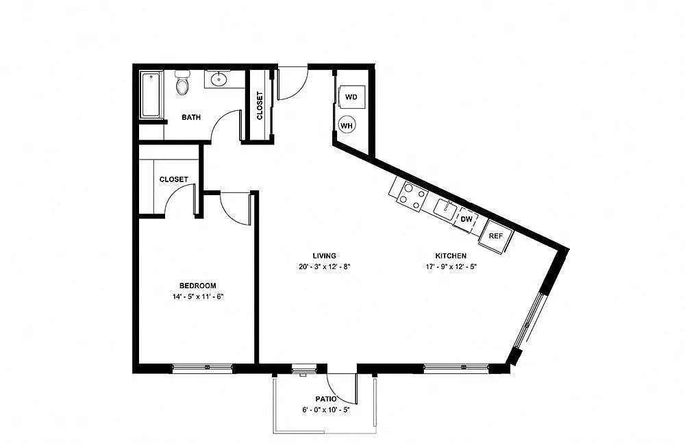 Floor plan 1-1H