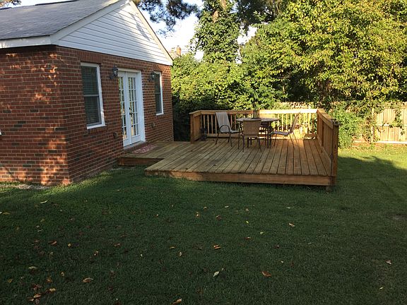 Nice fenced in back yard