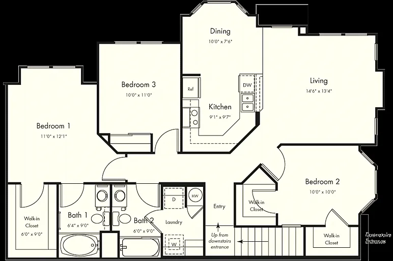 Floor plan 3AU