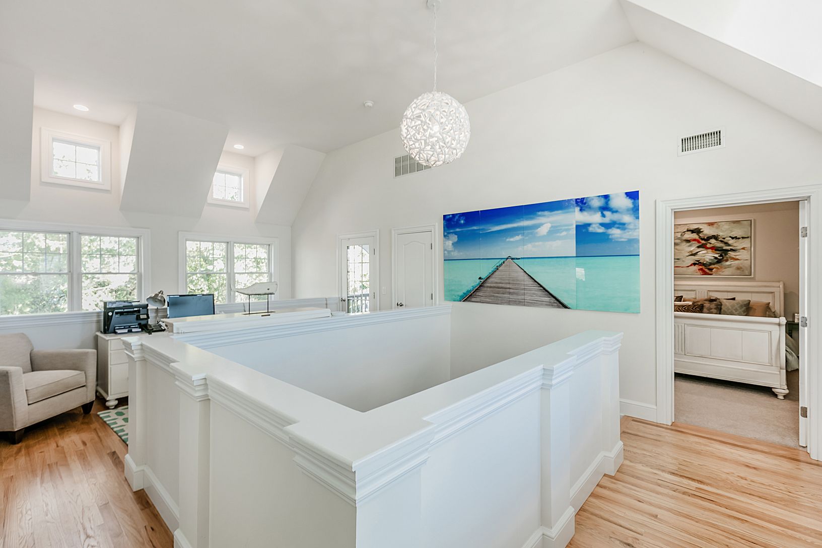  Upstairs landing with home Office