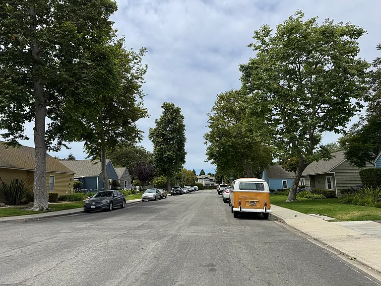 Corvette Street near residence