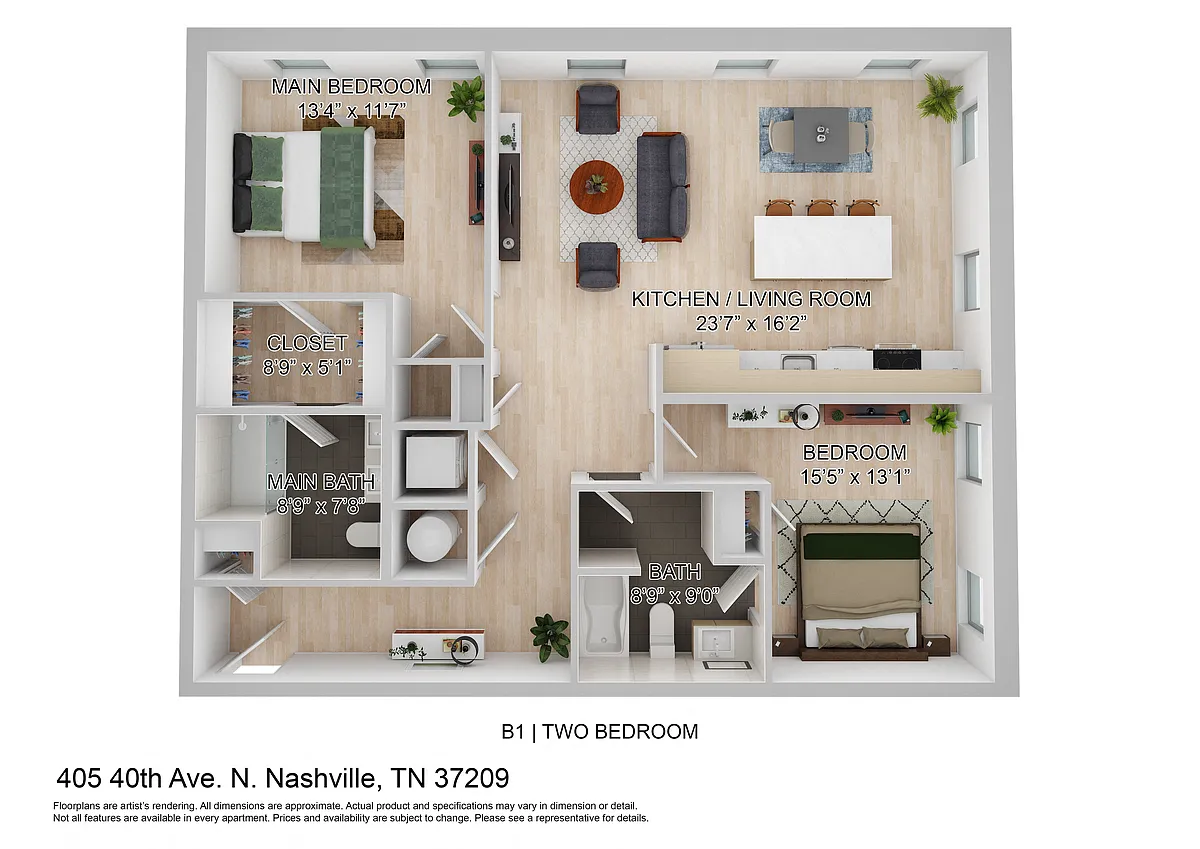 Floor plan B1