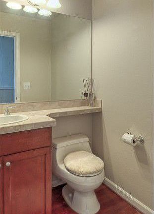 The half guest bath.