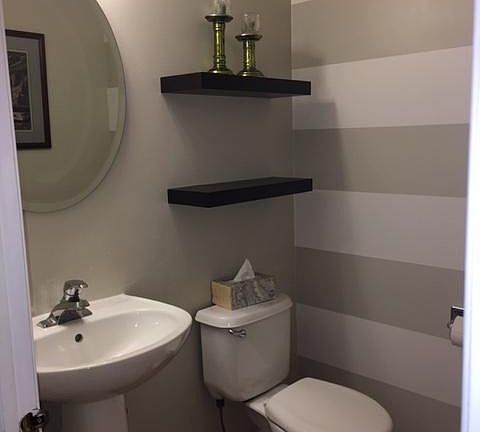 Half bath on 1st floor