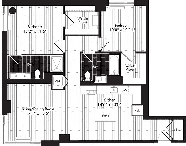 Floor plan VYV North 2B