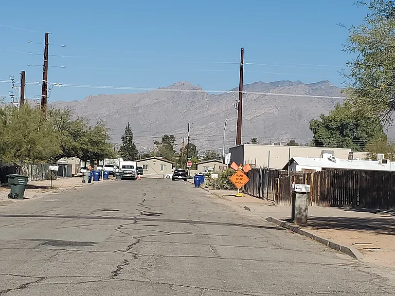 Beautiful Mountain View From Street