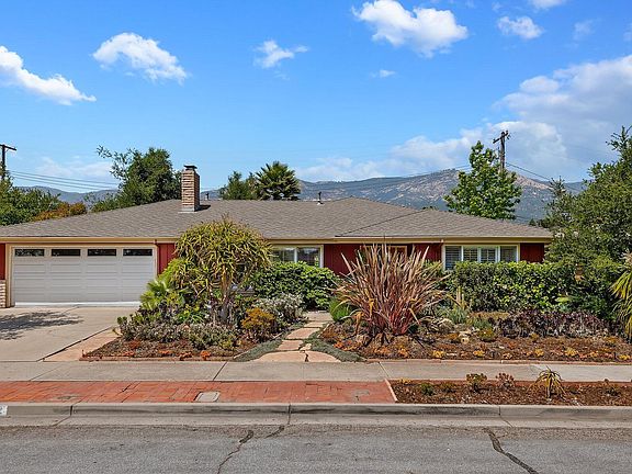 View from the road, sidewalks, cul-de-sac, mountain views