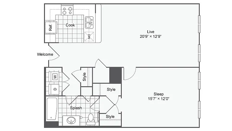 Floor plan A17