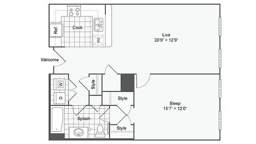 Floor plan A17