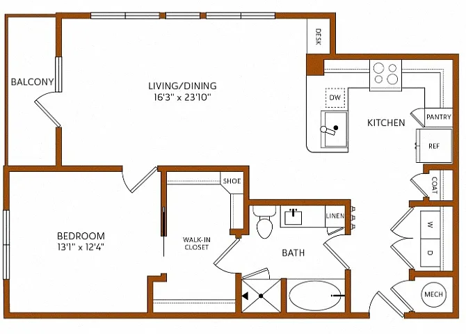 Floor plan A5A