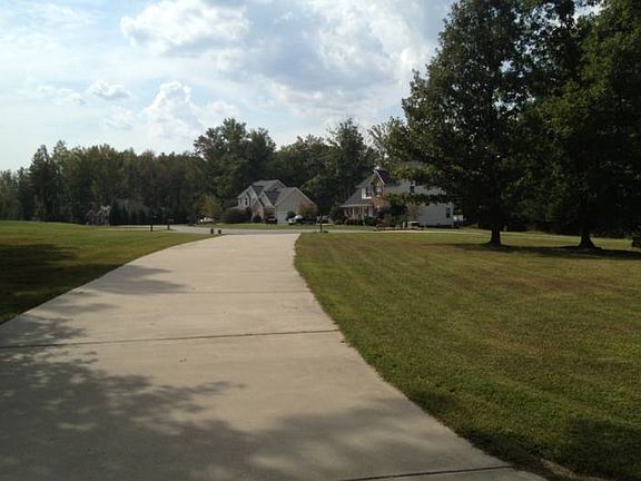 long extended driveway