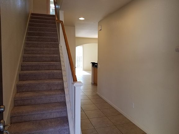 from front entry looking toward the kitchen, dining and living rooms.