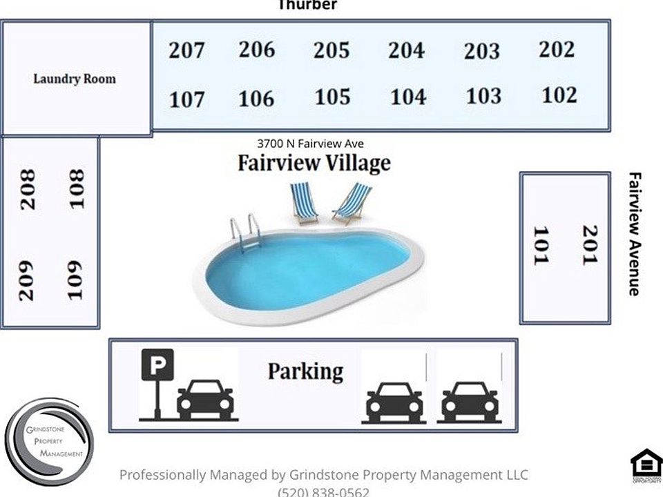 Fairview Village Apartments professionally managed by Grindstone Property Management LLC