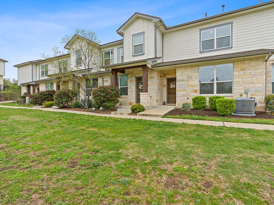 Lush green space right outside of the front door. 