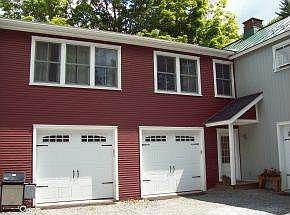 Unit B garage to left