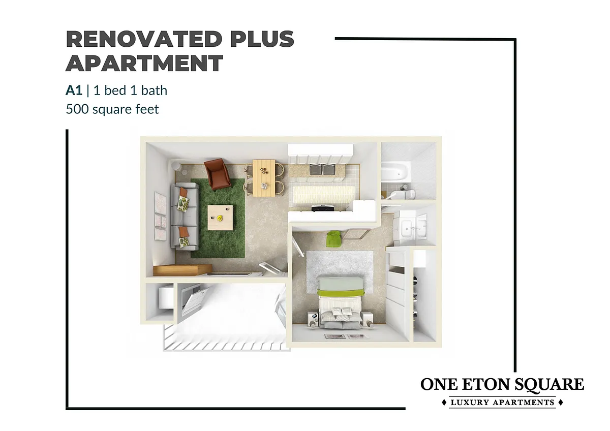 Floor plan A1 Renovated Plus