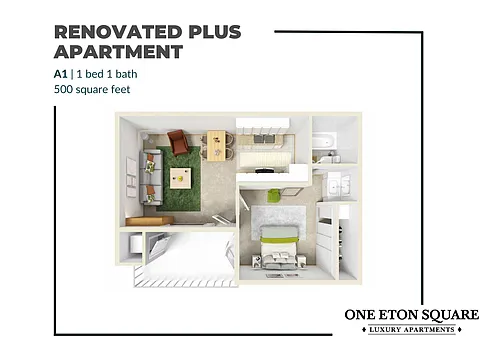Floor plan A1 Renovated Plus