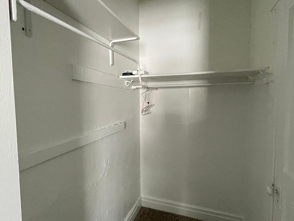 closet has access doors to both bedroom and livingroom