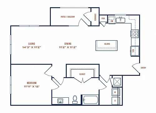 Floor plan A51